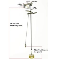 Alternative view of Suspension Cable Pulley System pak