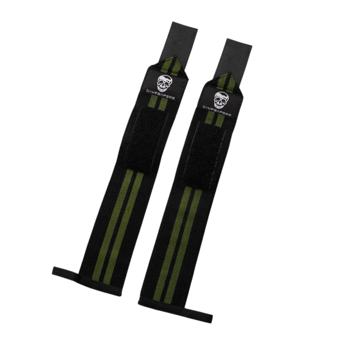 Gymreapers Wrist Wraps - 18" Weightlifting Wrist Support - Green - Image 4
