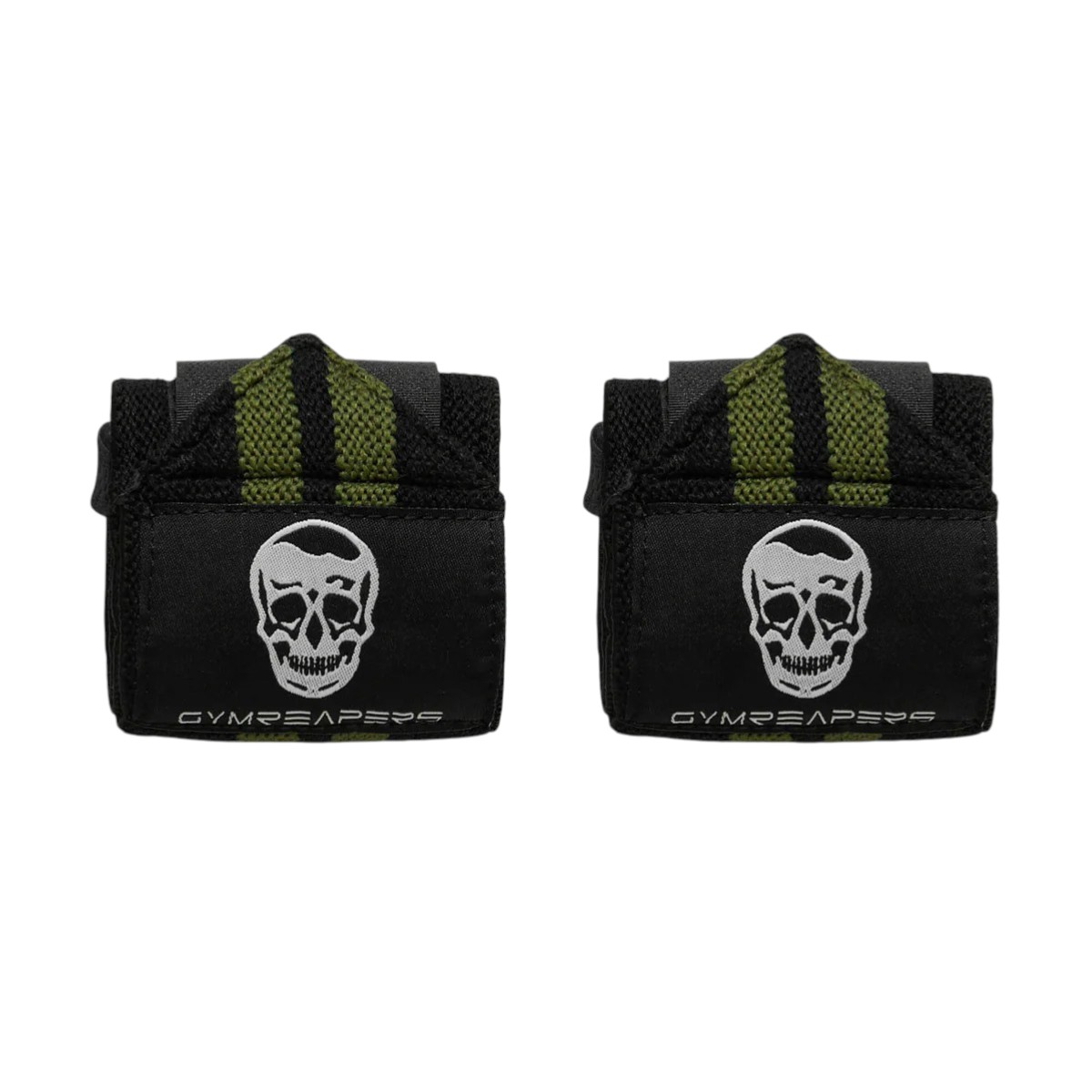 Gymreapers Wrist Wraps - 18" Weightlifting Wrist Support - Green