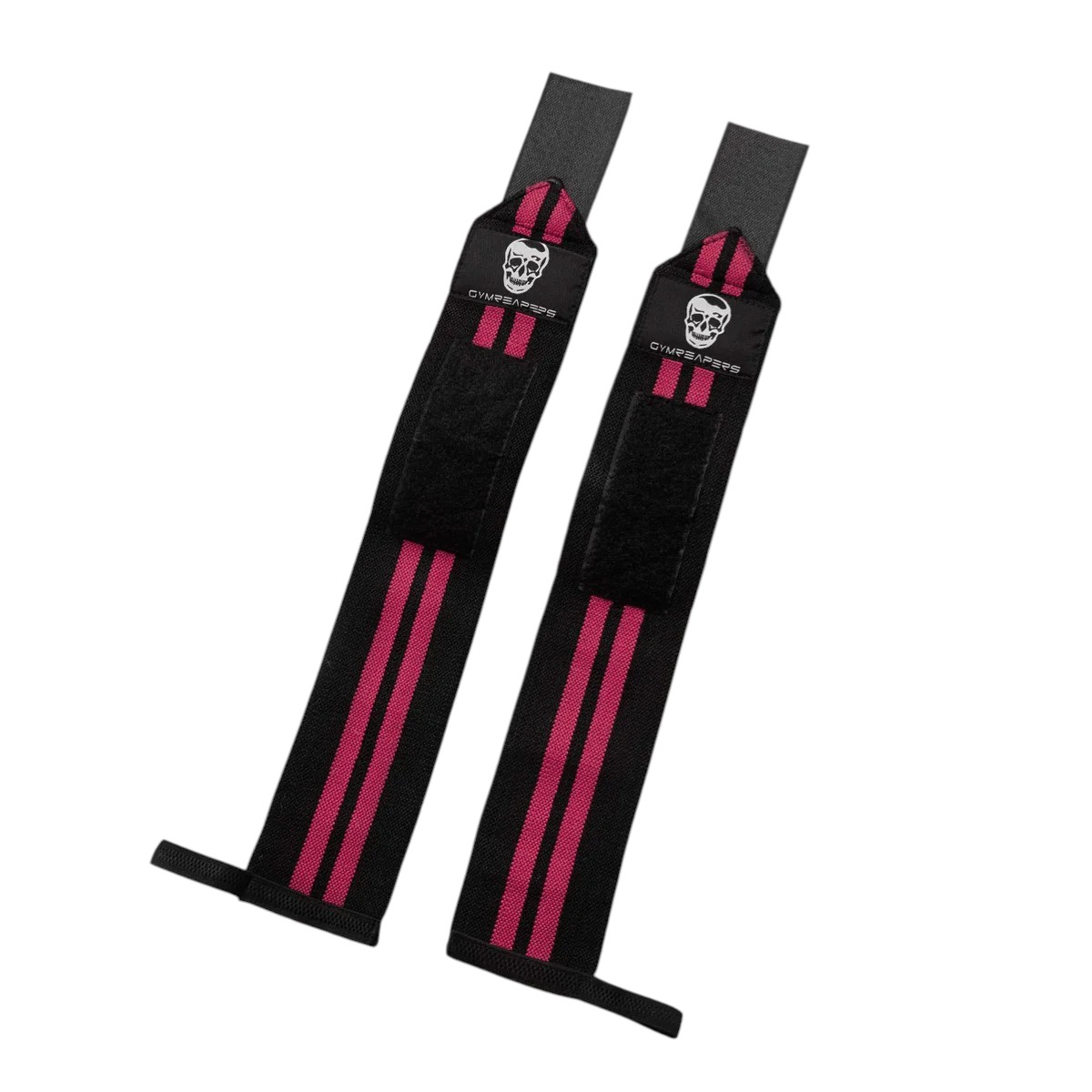 Gymreapers Wrist Wraps - 18" Weightlifting Wrist Support - Pink - Image 4