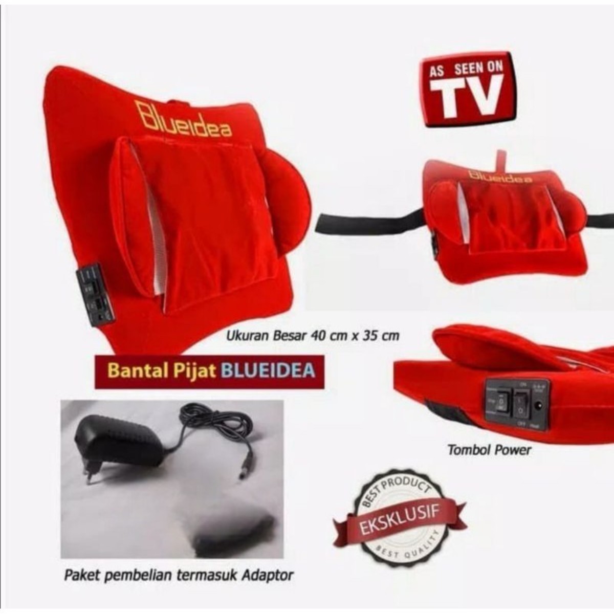 Massage Cushion (Red) - Image 4