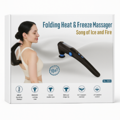 Massager with hot and cold functions for muscle relaxation