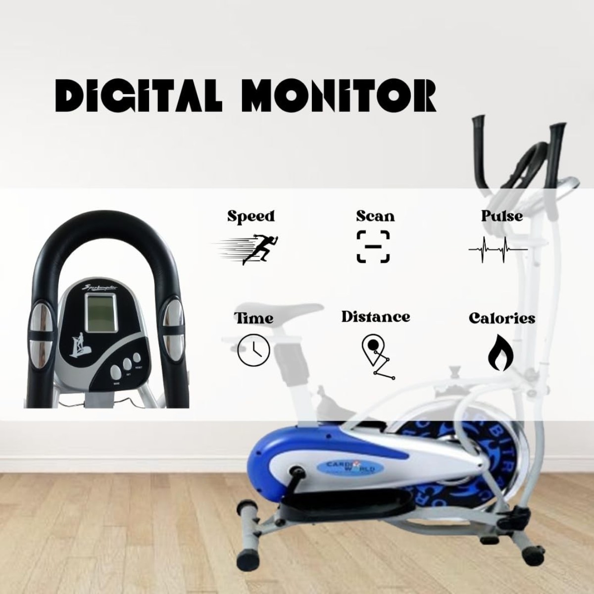 obitrek steel pulse cardio excercise machine - Image 8