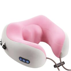 Alternative view of U-shaped electric neck massager pillow