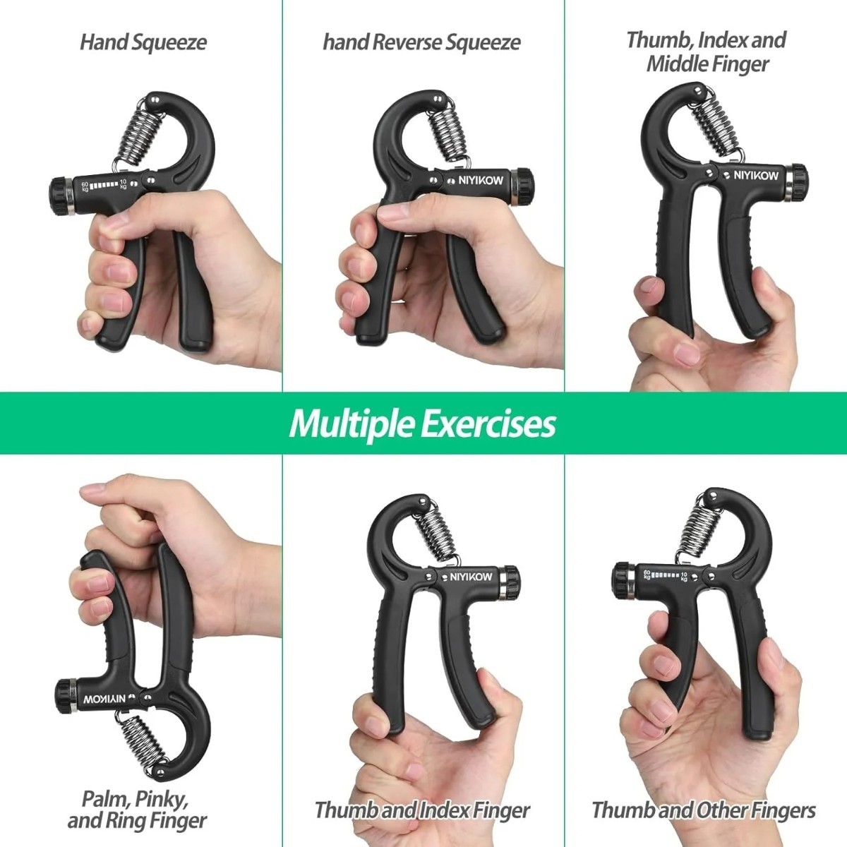 Hand Grip Exerciser Strengthener 5KG TO 60KG - Image 3