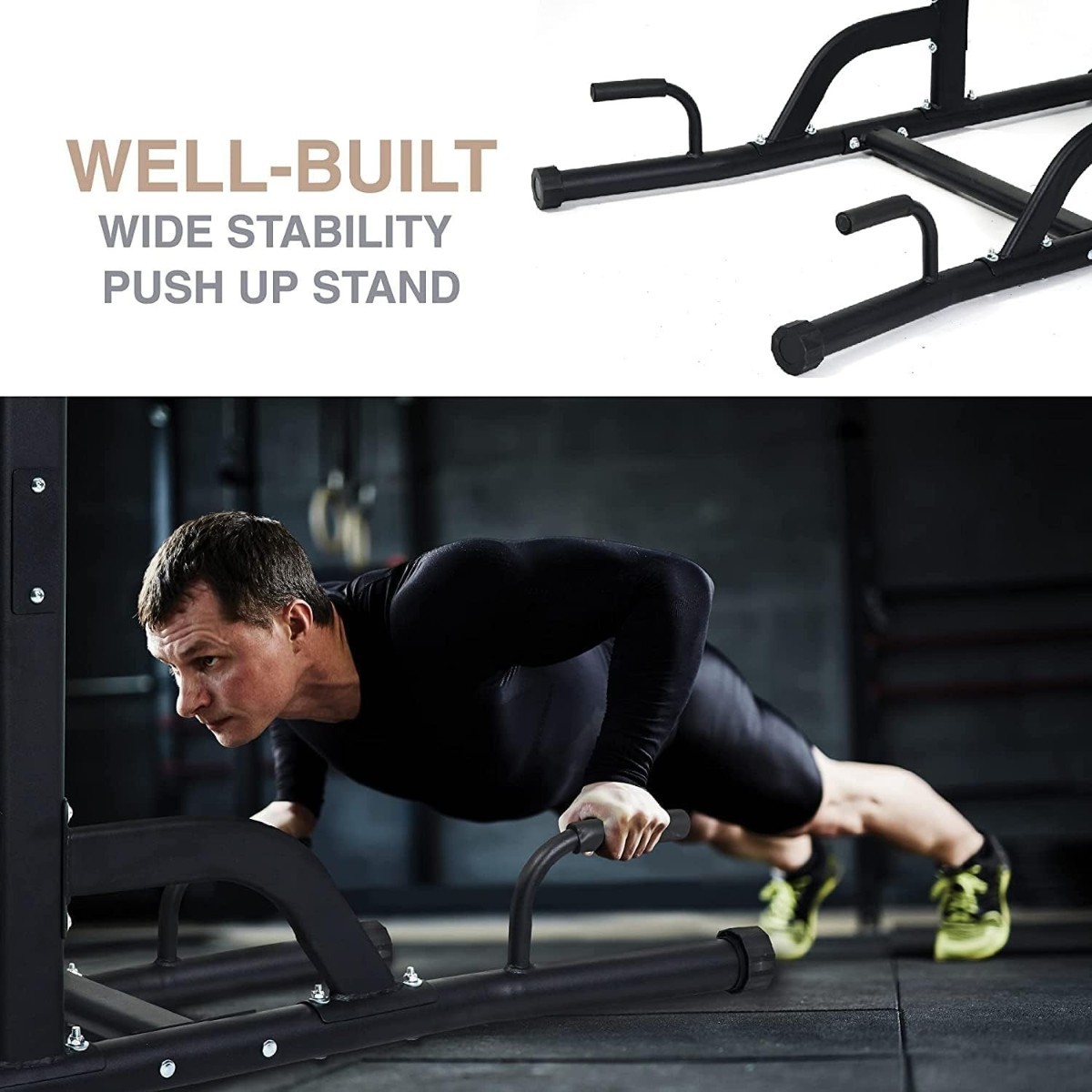 Multifunction Power Tower Adjustable Height Pull-up Dip-up Station Gym Strength Training - Image 5