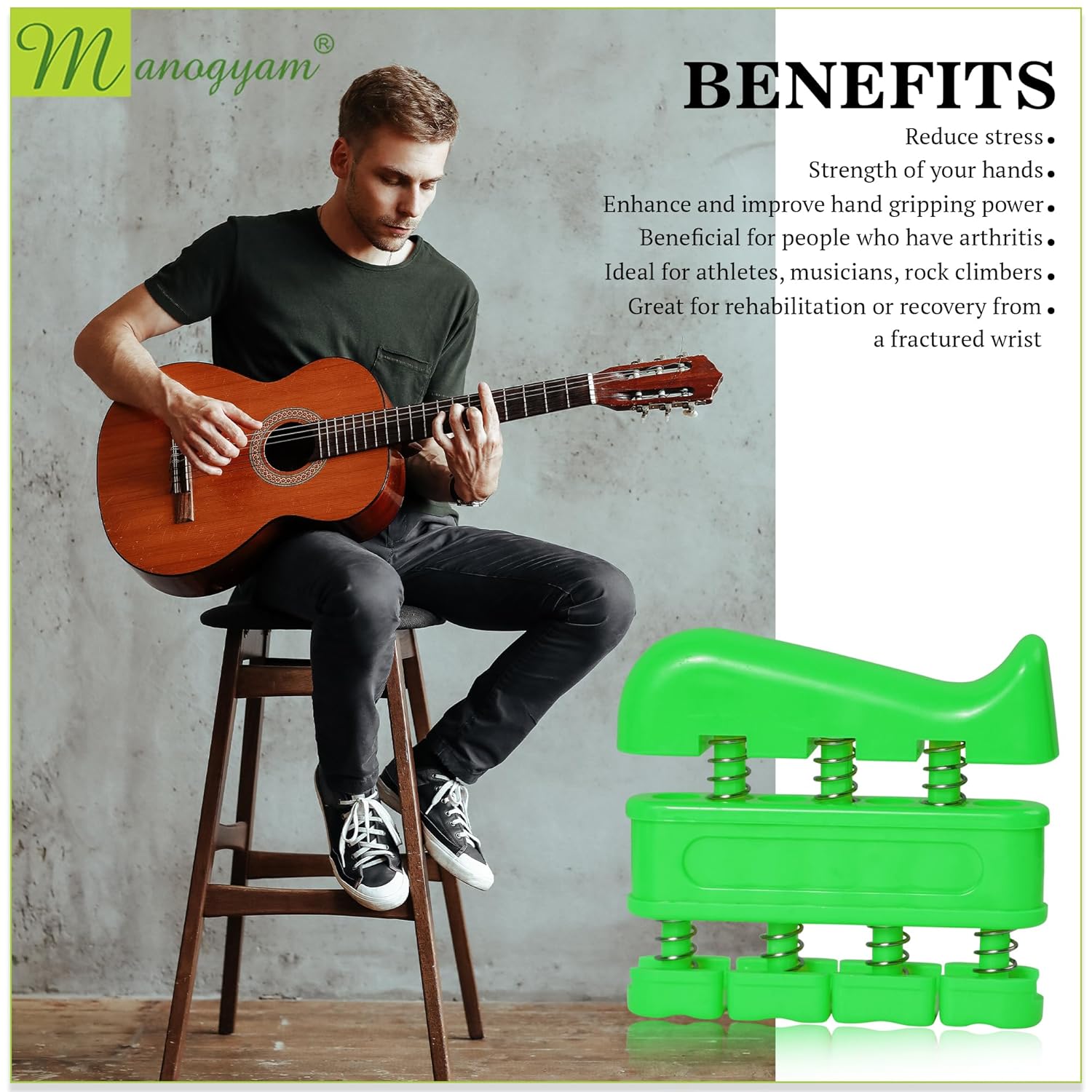 Hand Gripper | Finger Stretcher | Hand Exerciser Workout Equipment - Image 6