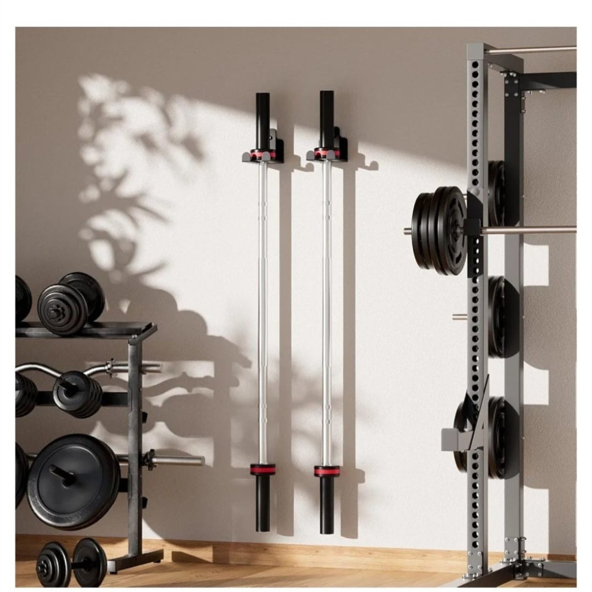 Vertical Barbell Rack Wall Mount Barbell Holder - Image 4
