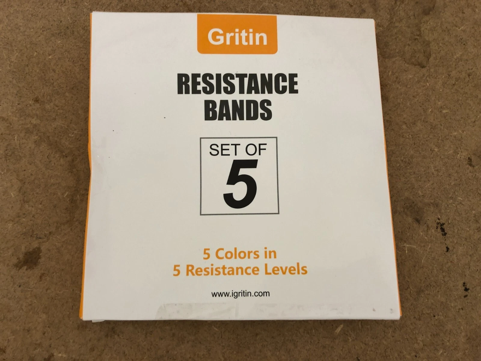 Gritin Resistance Bands - Set of 5 Resistance Fitness Exercise - Image 13