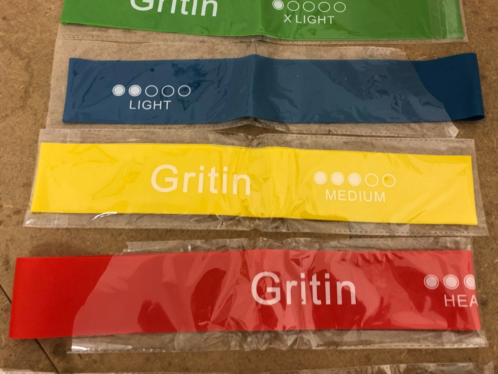 Gritin Resistance Bands - Set of 5 Resistance Fitness Exercise - Image 11
