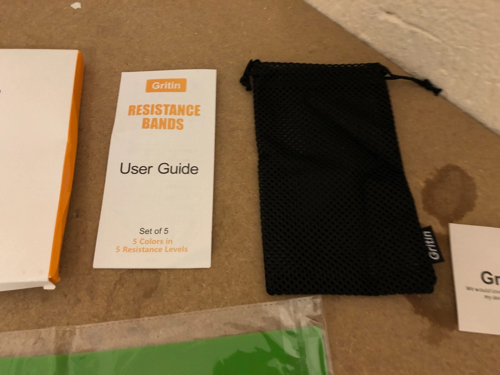Gritin Resistance Bands - Set of 5 Resistance Fitness Exercise - Image 9