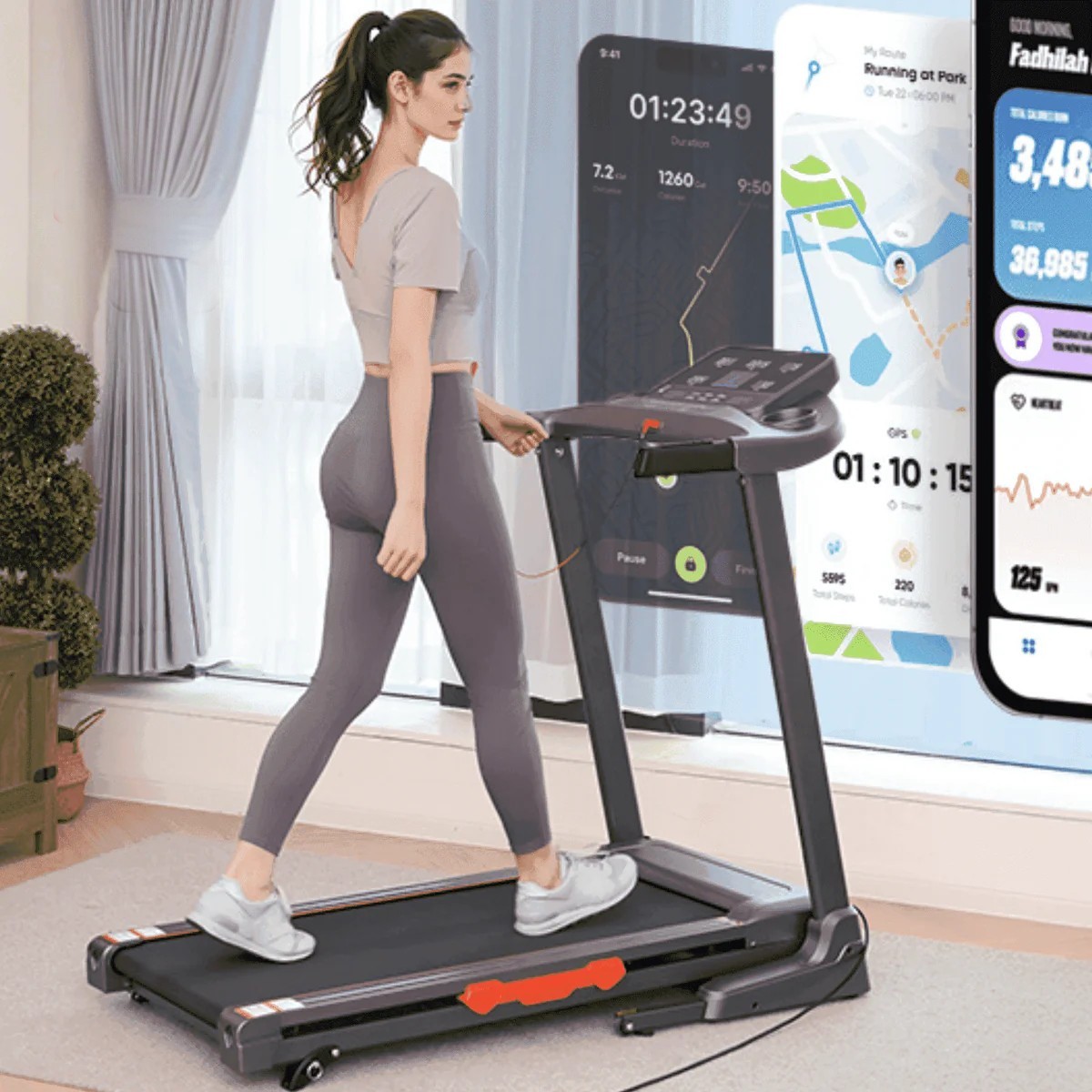 HYDRO FITNESS HFC-08 TREADMILL - Image 4