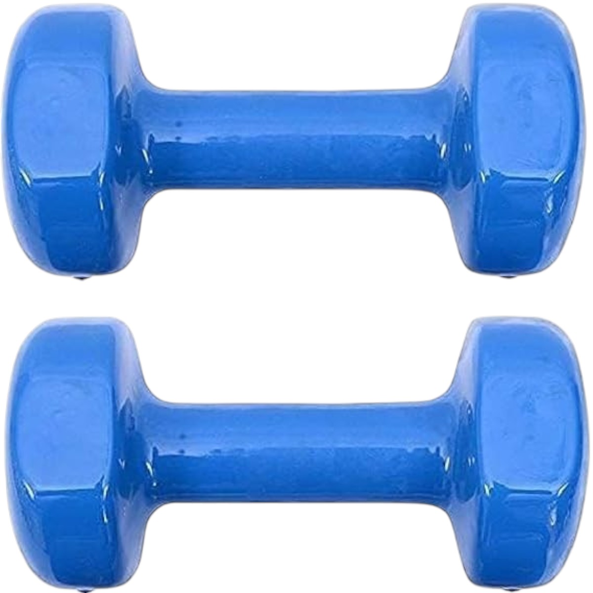 Vinyl Coated Iron Dumbbell 1 Kg - Image 2