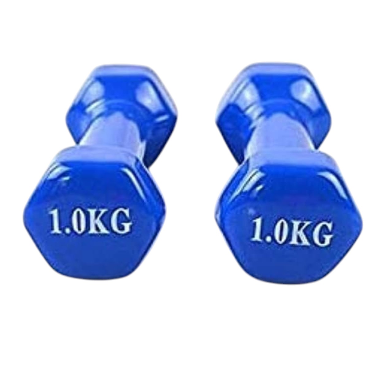 Vinyl Coated Iron Dumbbell 1 Kg - Image 3