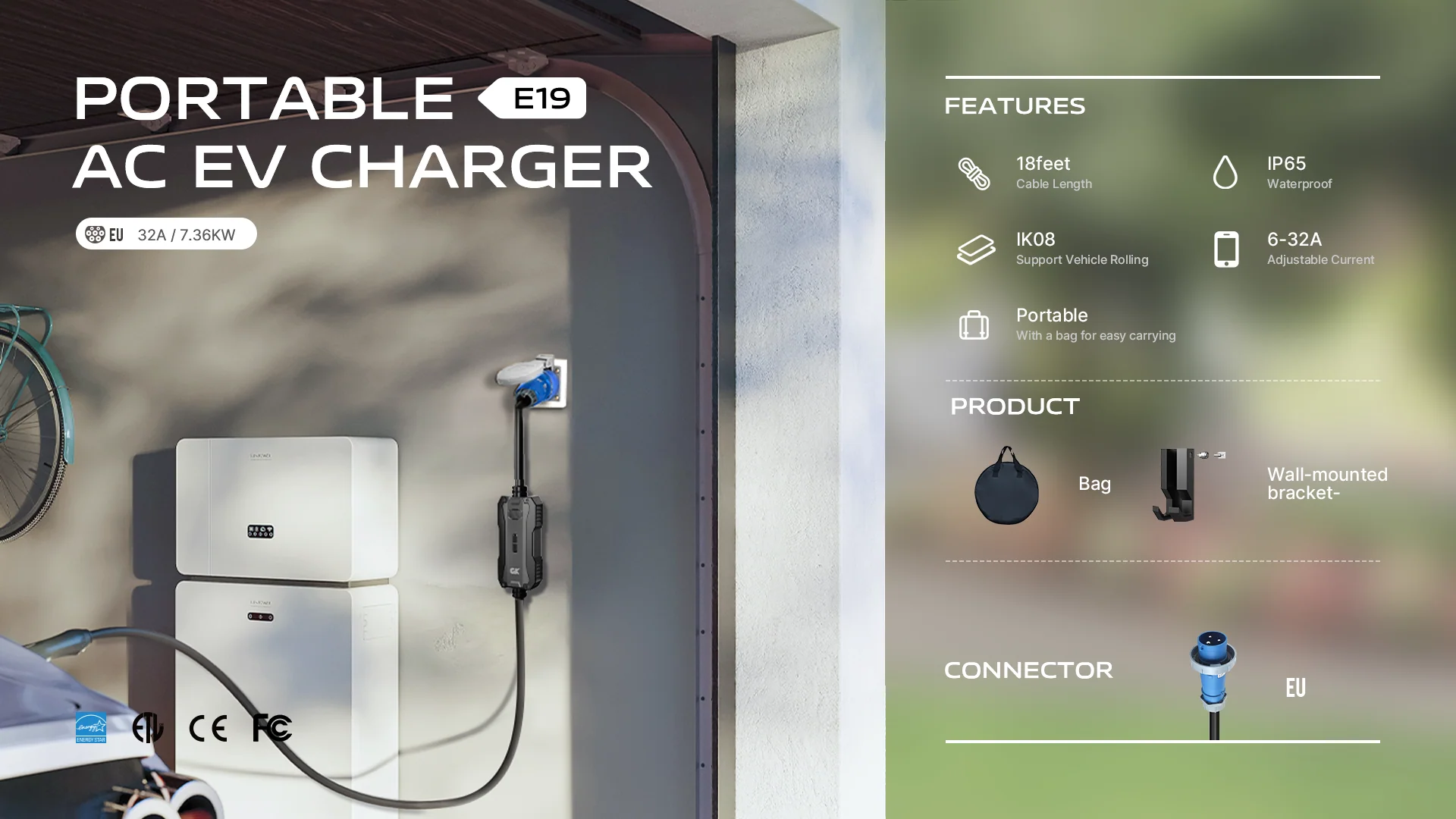 E19 7.36KW EV Charger - Image 3