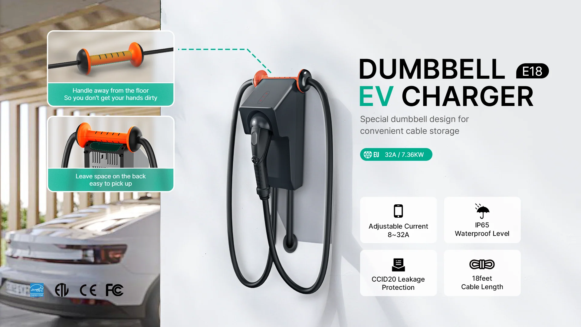 GK E18 7.36KW EV Charger - Image 2