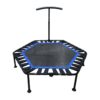 50-inch Fitness Trampoline Cardio Exercise Rebounder for Adult - Home and Gym Blue & Black