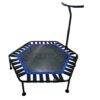 50-inch Fitness Trampoline Cardio Exercise Rebounder for Adult - Home and Gym Blue & Black
